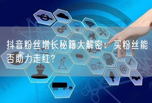 抖音粉丝增长秘籍大解密：买粉丝能否助力走红？