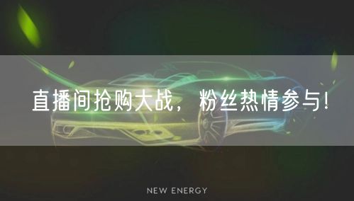 直播间抢购大战，粉丝热情参与！