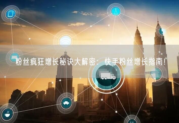粉丝疯狂增长秘诀大解密：快手粉丝增长指南！