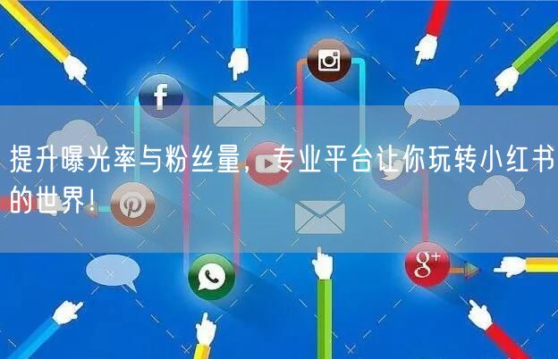 提升曝光率与粉丝量，专业平台让你玩转小红书的世界！