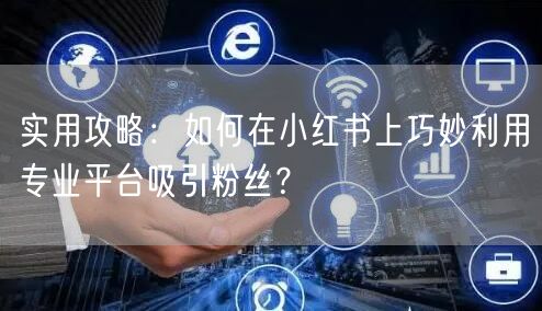 实用攻略：如何在小红书上巧妙利用专业平台吸引粉丝？
