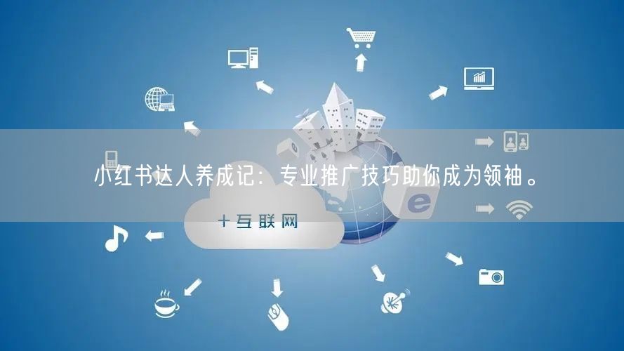 小红书达人养成记：专业推广技巧助你成为领袖。