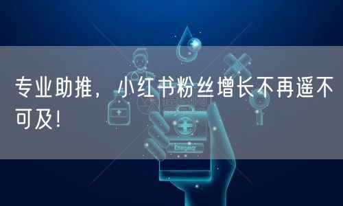专业助推，小红书粉丝增长不再遥不可及！