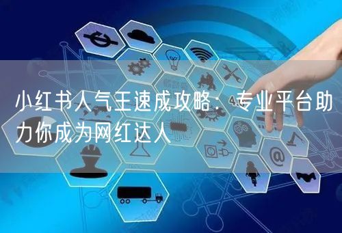 小红书人气王速成攻略：专业平台助力你成为网红达人