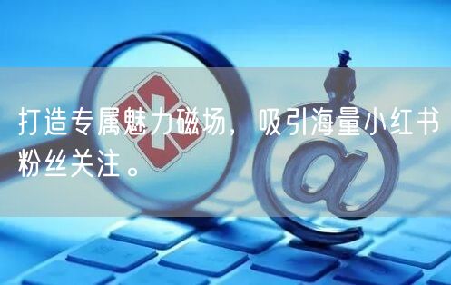 打造专属魅力磁场，吸引海量小红书粉丝关注。