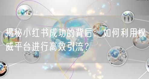 揭秘小红书成功的背后：如何利用权威平台进行高效引流？