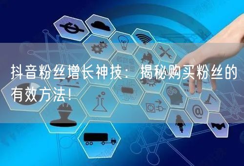 抖音粉丝增长神技：揭秘购买粉丝的有效方法！