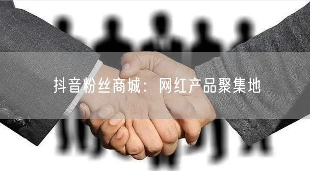 抖音粉丝商城：网红产品聚集地