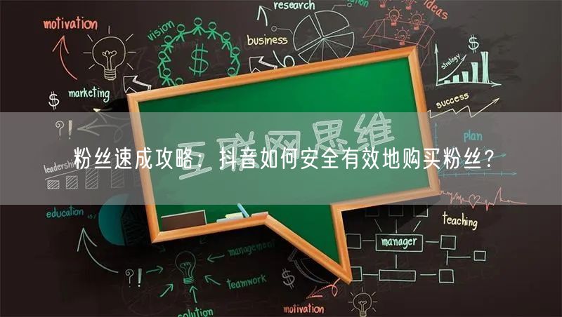 粉丝速成攻略：抖音如何安全有效地购买粉丝？